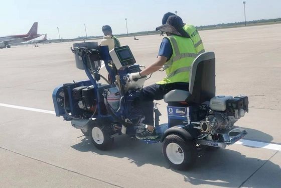 98:2 MMA+BPO 2K  Airless Spraying Road Line Marking Machine- airport 