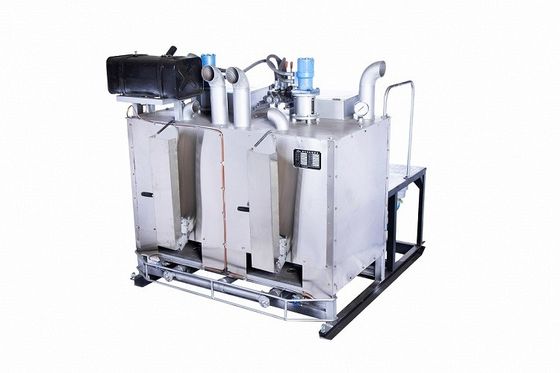 Máy nồi hơi đánh dấu đường nhiệt nhựa 1500kg 2 thùng nhiên liệu diesel