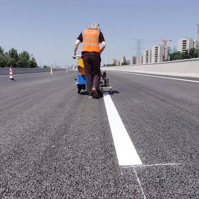Máy đánh dấu đường tự rơi Máy trang trí đường sơn lạnh