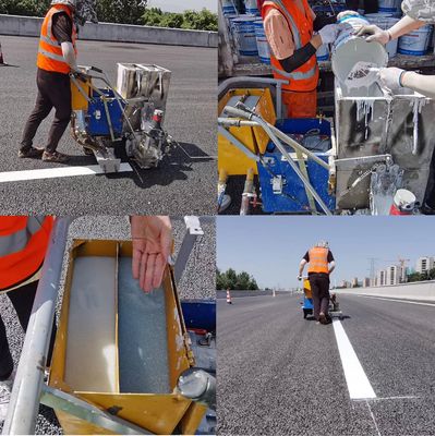 Máy đánh dấu đường bộ hai thành phần Máy đánh dấu đường phố
