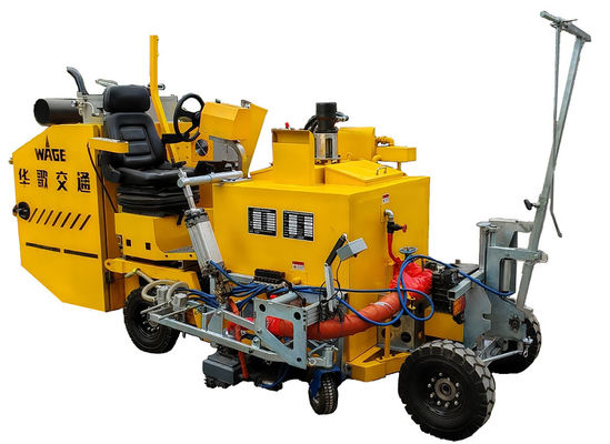 Chế độ lái xe tự động Cỡ trung bình Hành khách Thermoplastic Road Marking Truck 4KM/h Tốc độ đánh dấu để đánh dấu