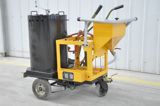Máy đánh dấu đường thermoplastic đẩy của con người 100L dung lượng bể