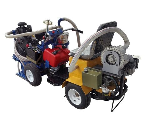 Máy loại bỏ đánh dấu đường dẫn PCD với động cơ xăng làm mát bằng không khí 35HP và hút