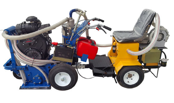 Máy loại bỏ đánh dấu đường với đầu nghiền và hút PCD