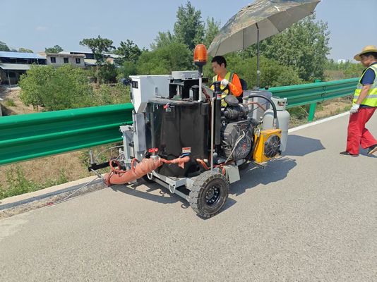 Xe ba bánh kẻ vạch đường nhiệt dẻo mini phiên bản đùn