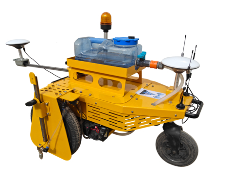 Máy robot đánh dấu trước thông minh Đánh dấu đường - định vị vệ tinh