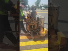 Máy đánh dấu đường dây đường cong thermoplastic