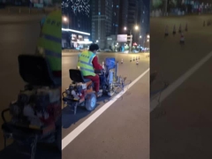 Máy đánh dấu đường hai thành phần không khí xịt dây chuyền dải