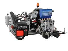 Xe tải đánh dấu đường thermoplastic nhỏ